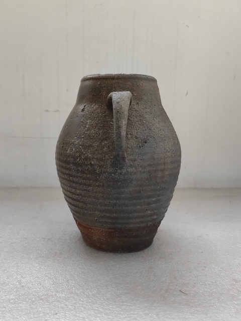 古玩陶瓷褐釉花澆拍賣,當前價格680元