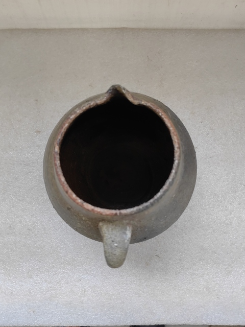 古玩陶瓷褐釉花澆拍賣,當前價格680元