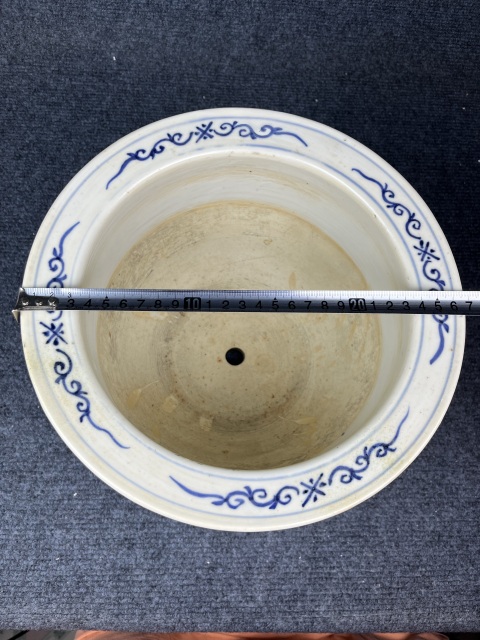 古玩陶瓷冰梅紋花盆拍賣,當前價格5588元