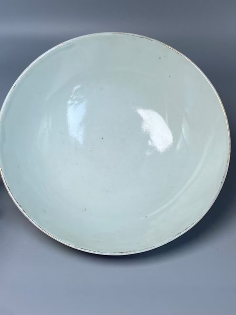 域鉴古玩】（全品）民国大名家仙槎堂名款映月轩细路浅绛彩花鸟纹
