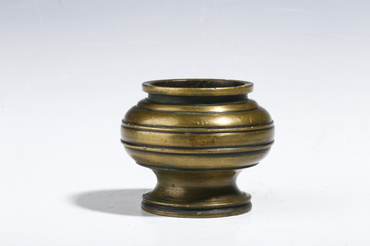 古玩陶瓷·銅弦紋香爐真品鑒賞圖