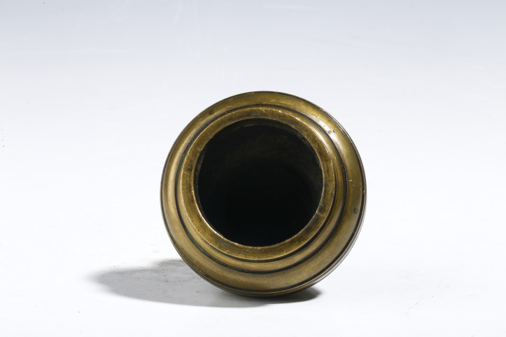 古玩陶瓷·銅弦紋香爐真品鑒賞圖