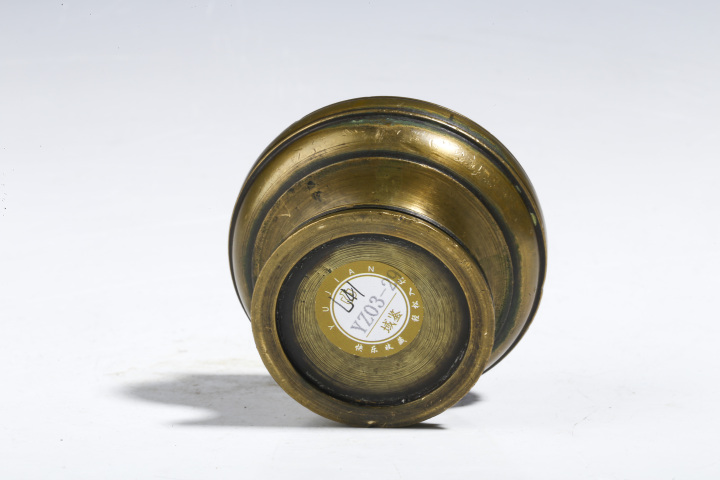 古玩陶瓷·銅弦紋香爐真品鑒賞圖