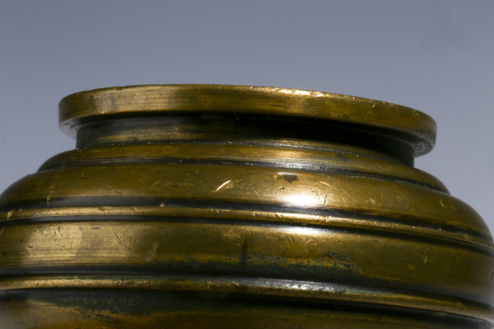 古玩陶瓷·銅弦紋香爐真品鑒賞圖