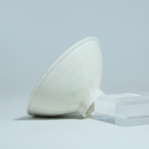 古玩陶瓷北宋湖田窯斗笠盞拍賣,當(dāng)前價(jià)格5000元