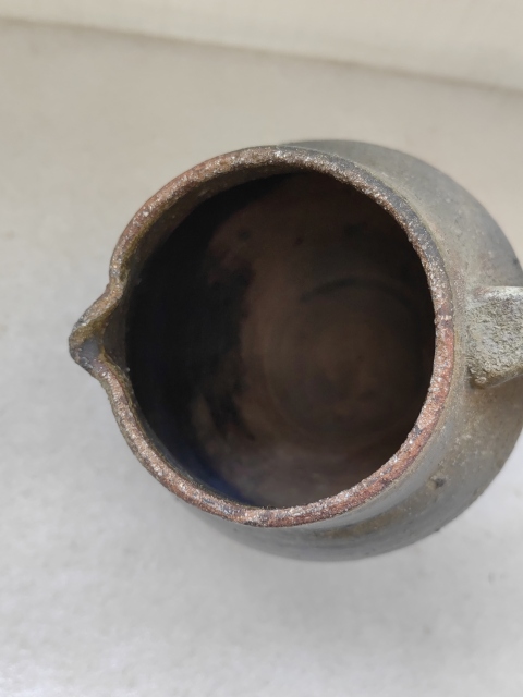 古玩陶瓷褐釉花澆拍賣,當前價格680元