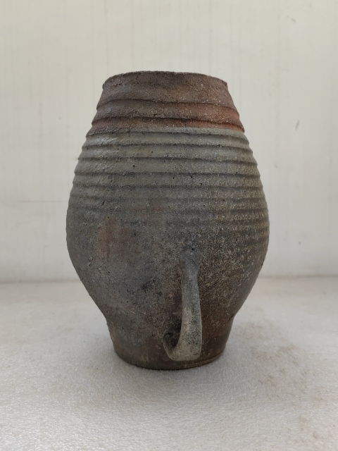 古玩陶瓷褐釉花澆拍賣,當前價格680元