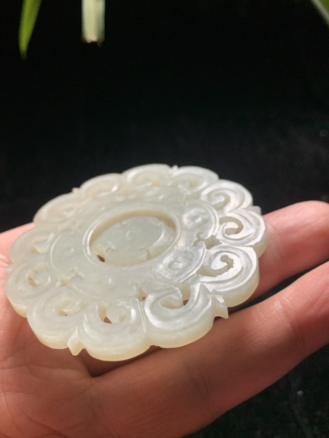 古玩玉器清代精美和田玉連心如意**牌子拍賣,當(dāng)前價格15000元