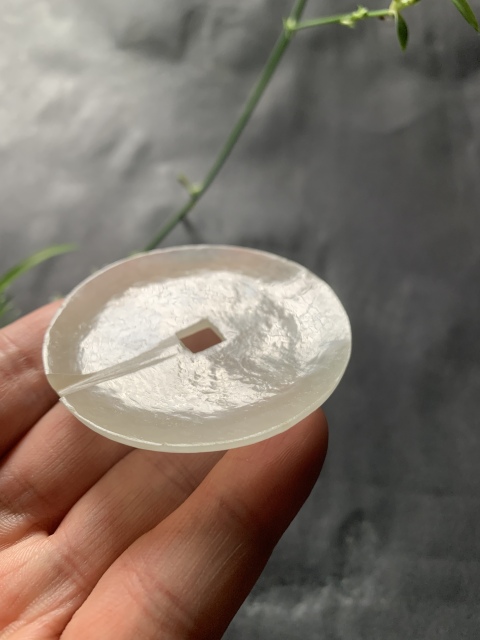 古玩玉器明清和田玉正德通寶錢形瓦子拍賣，當(dāng)前價格15000元
