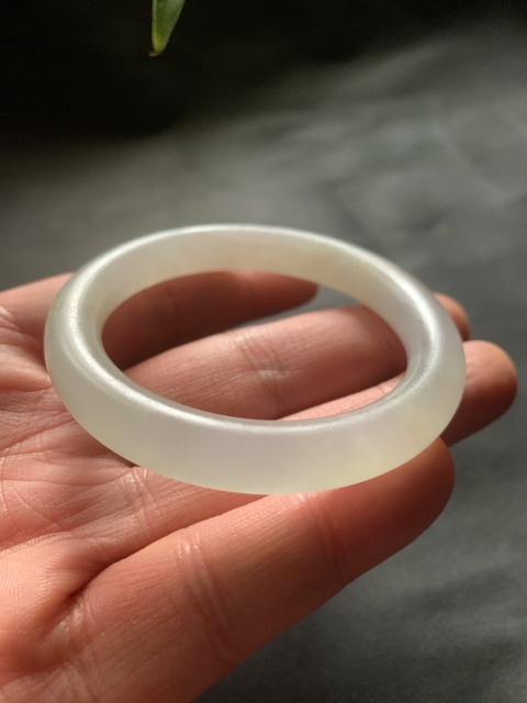 古玩玉器清代天然翡翠手鐲拍賣，當前價格13000元