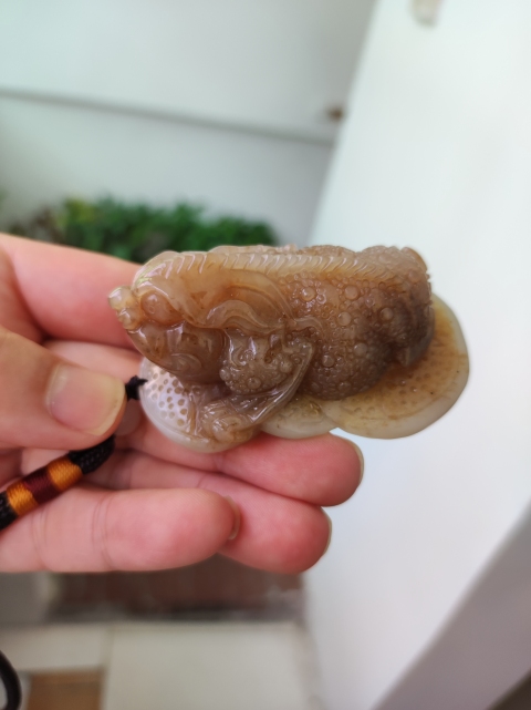 古玩玉器金蟾拍賣,當前價格3830元
