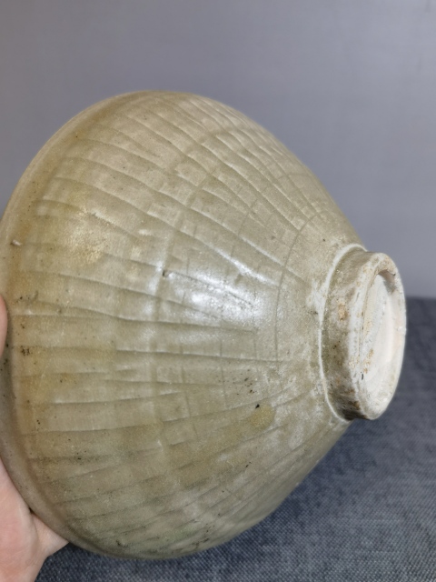 古玩陶瓷【刻花精美】北宋同安窯珠光青瓷刻花斗笠碗拍賣,當前價格0元