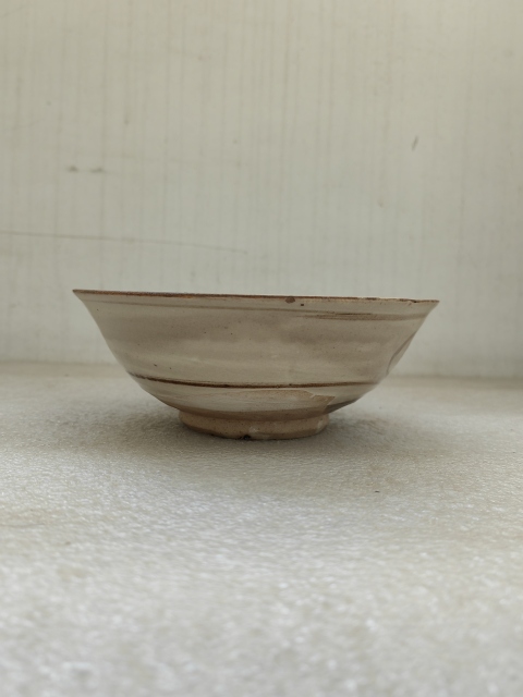 古玩陶瓷磁州窯白地黑花碗拍賣，當前價格980元