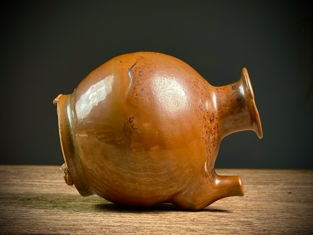 古玩陶瓷清代·紫金釉凈瓶拍賣,當(dāng)前價(jià)格1850元