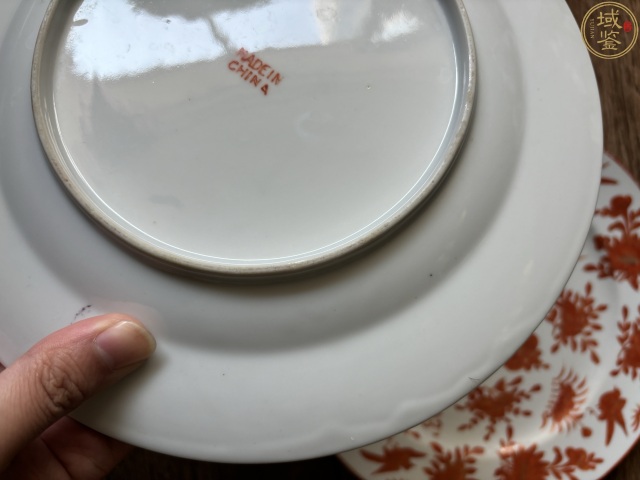 古玩陶瓷礬紅彩花鳥紋折沿盤拍賣,當(dāng)前價格799元
