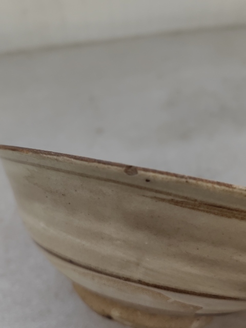 古玩陶瓷磁州窯白地黑花碗拍賣，當前價格980元