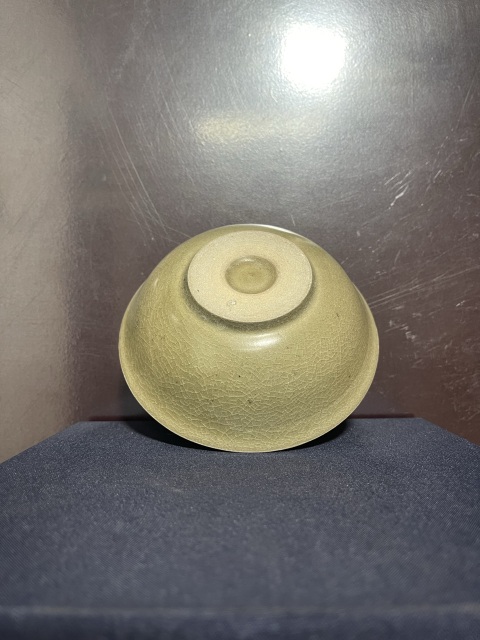 古玩陶瓷元代龍泉青釉碗拍賣，當前價格3850元