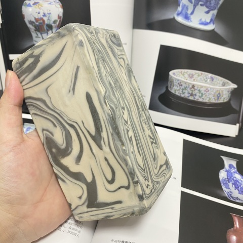 古玩陶瓷民國·攪胎釉方花插拍賣,當前價格1500元