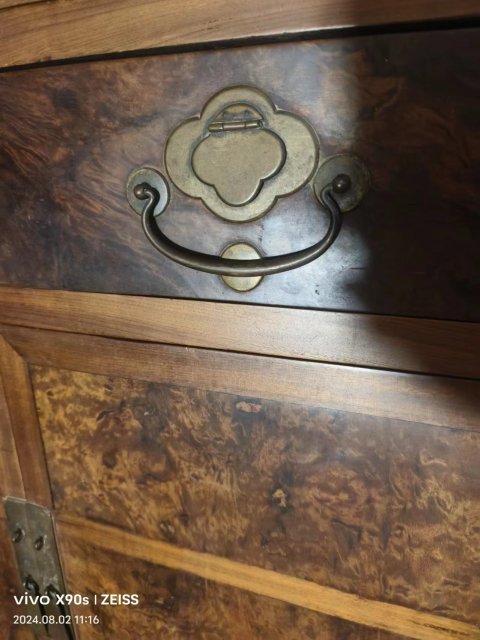 古玩雜項清·金絲楠木鑲影子木書柜一對拍賣,當前價格333333元