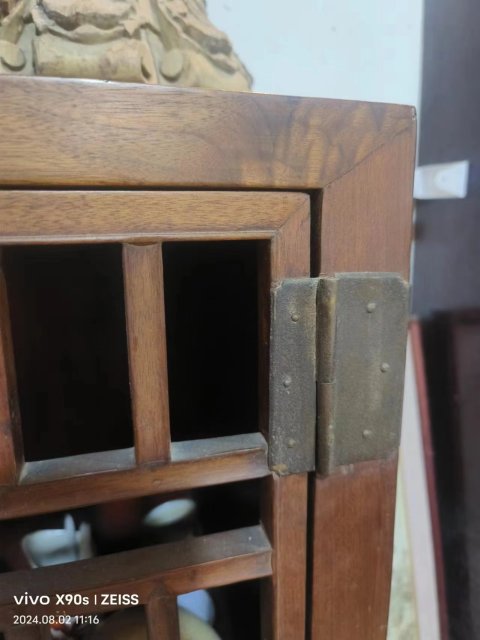 古玩雜項清·金絲楠木鑲影子木書柜一對拍賣,當前價格333333元