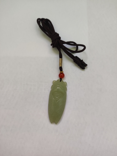 古玩玉器玉蟬掛件拍賣，當前價格230元
