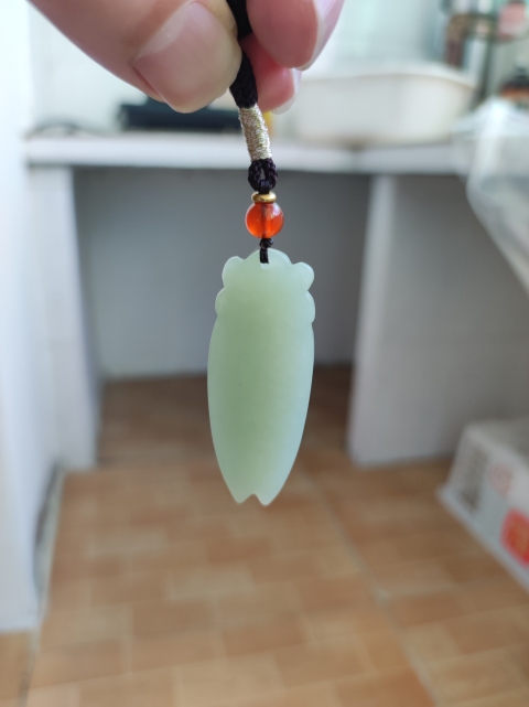 古玩玉器玉蟬掛件拍賣，當前價格230元