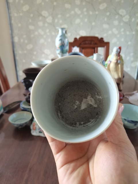 古玩陶瓷粉彩人物把杯拍賣,當前價格3688元