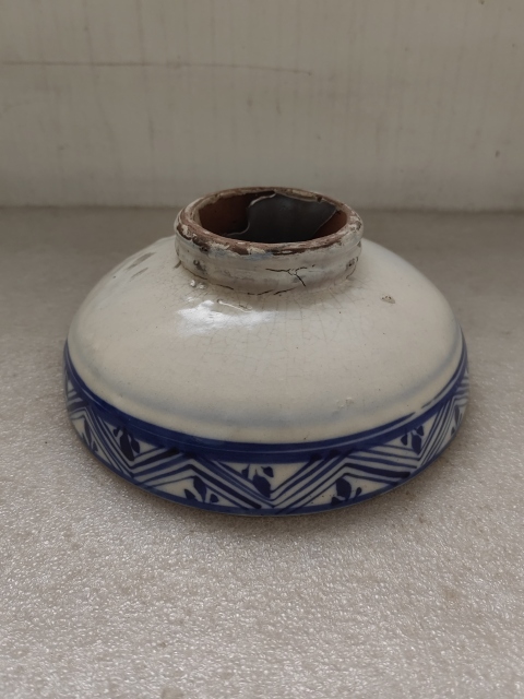 古玩陶瓷磁州窯魚紋青花碗拍賣，當前價格550元
