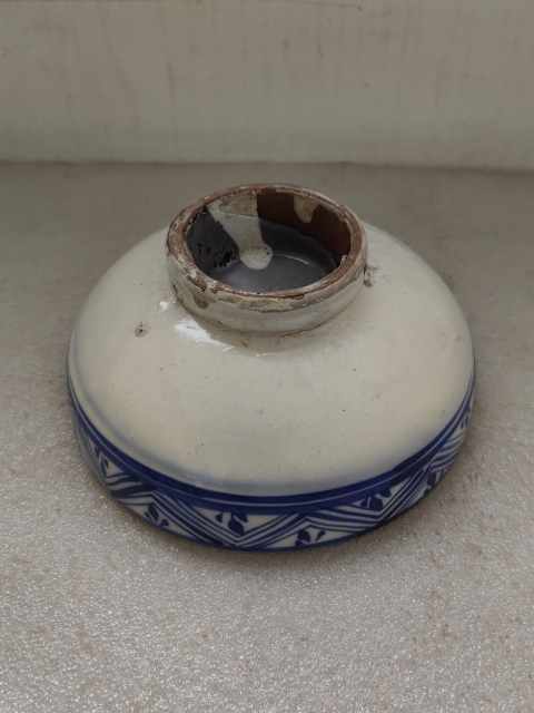 古玩陶瓷磁州窯魚紋青花碗拍賣，當前價格550元