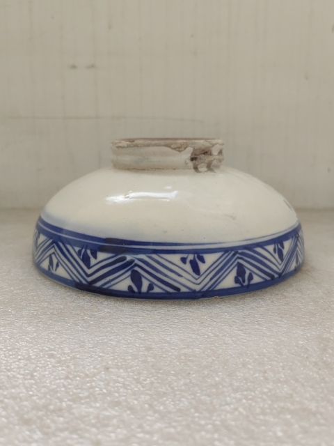 古玩陶瓷磁州窯魚紋青花碗拍賣，當前價格550元