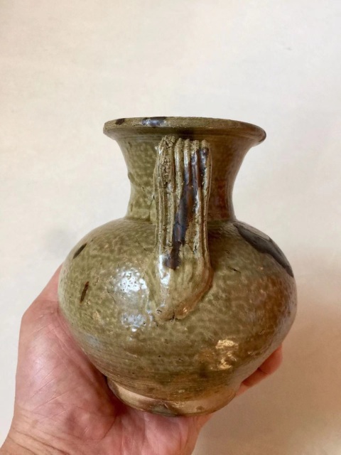 古玩陶瓷宋代·青釉褐彩執壺拍賣,當前價格7777元