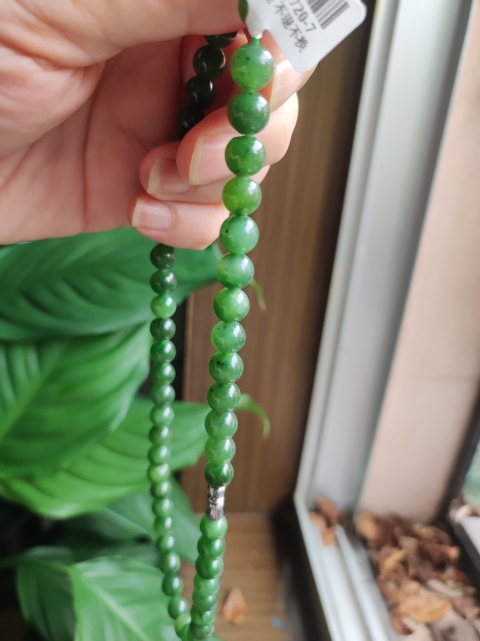 古玩玉器碧玉項鏈拍賣,當前價格1800元