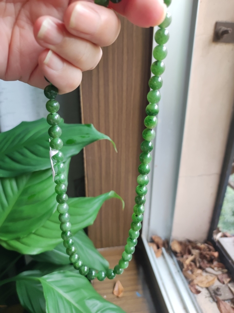 古玩玉器碧玉項鏈拍賣,當前價格1800元