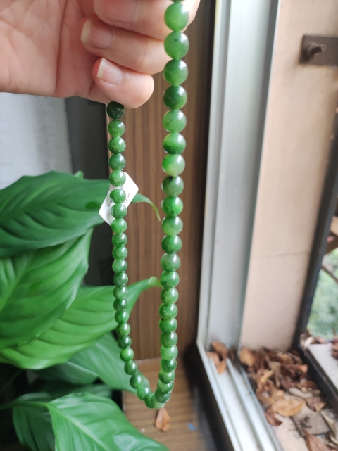 古玩玉器碧玉項鏈拍賣,當前價格1800元