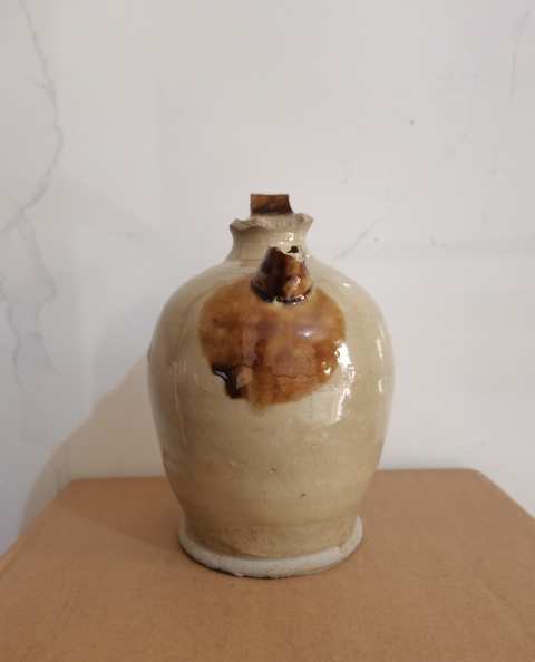 古玩陶瓷長沙窯青釉褐彩執壺拍賣,當前價格0元