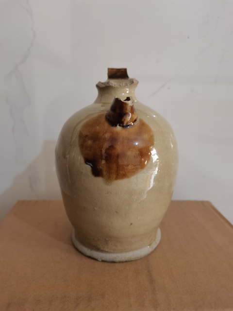 古玩陶瓷長沙窯青釉褐彩執壺拍賣,當前價格0元