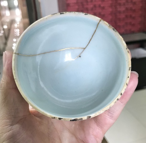 古玩陶瓷湖田窯青白釉高足盞拍賣，當前價格2200元