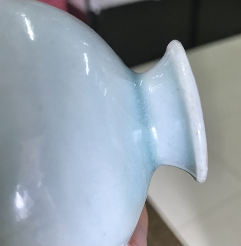 古玩陶瓷湖田窯青白釉高足盞拍賣，當前價格2200元