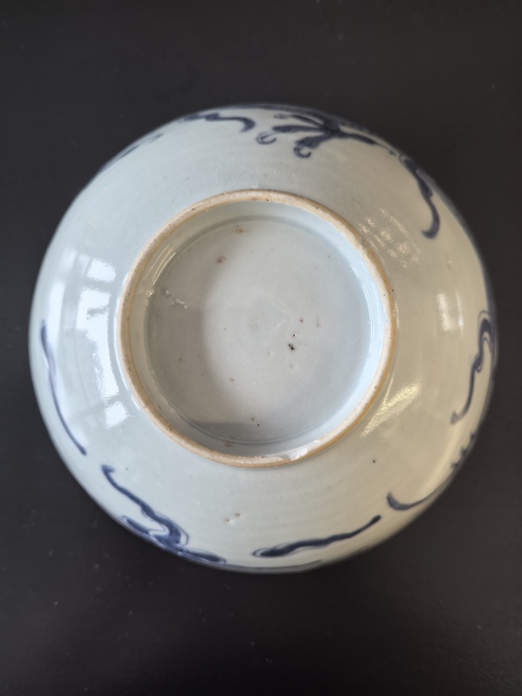 古玩陶瓷雍正青花過墻龍紋大碗(閉口龍)拍賣,當前價格11888元