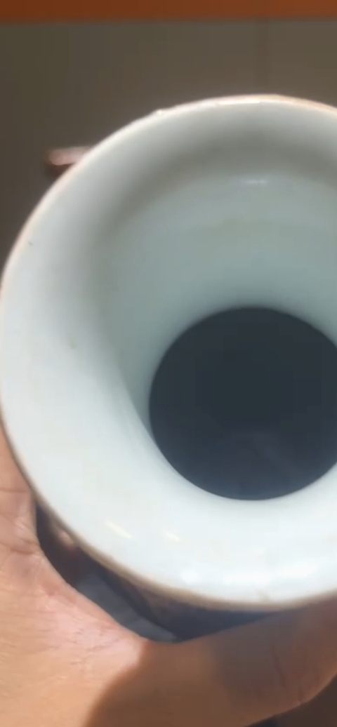 古玩陶瓷平臺保真.清烏金釉描金龍紋觀音瓶拍賣,當前價格13333元