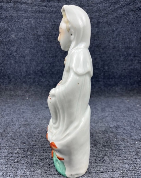 古玩陶瓷粉彩送子觀音拍賣,當前價格2500元