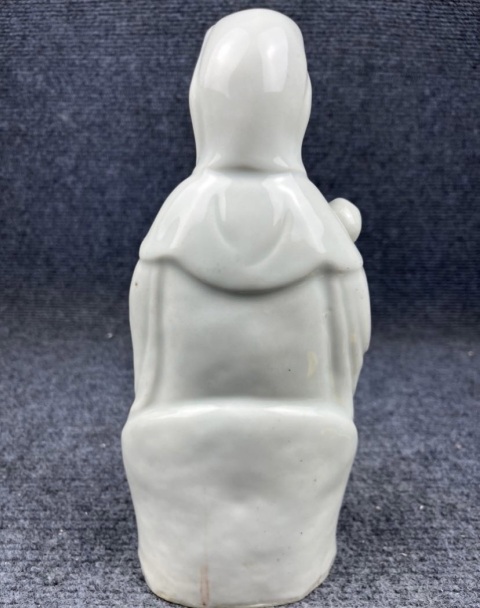 古玩陶瓷粉彩送子觀音拍賣,當前價格2500元
