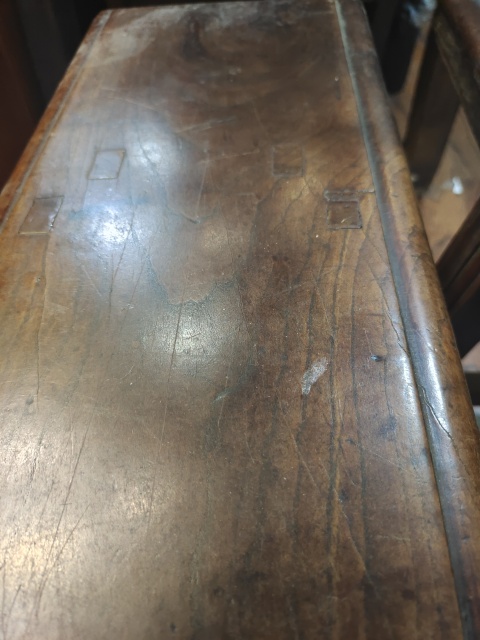 古玩雜項清 l· 櫸木勾子畫案(配長凳)拍賣,當前價格36000元