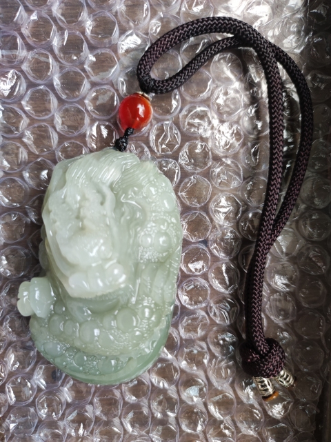 古玩玉器龍墜拍賣,當前價格6230元