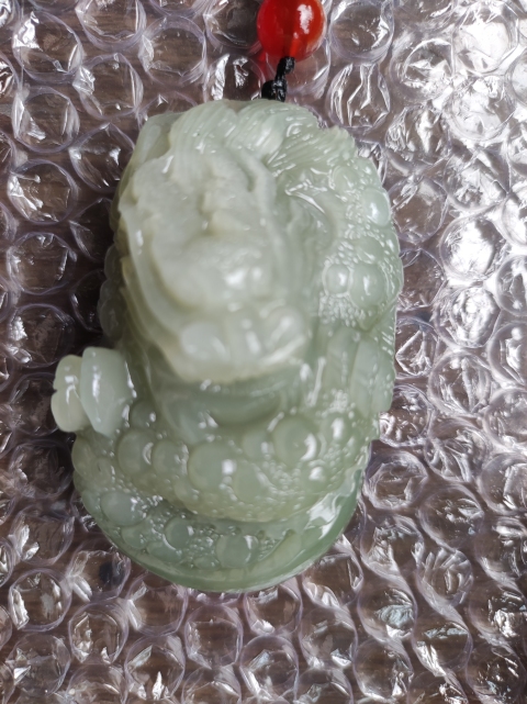 古玩玉器龍墜拍賣,當前價格6230元