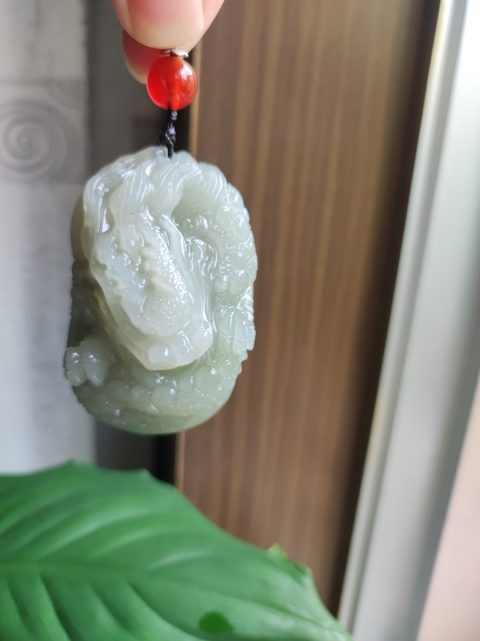 古玩玉器龍墜拍賣,當前價格6230元