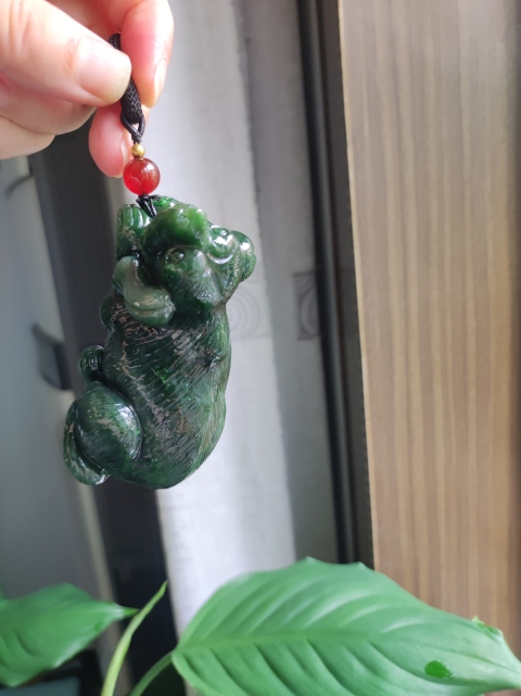 古玩玉器玉犬拍賣，當(dāng)前價(jià)格36000元