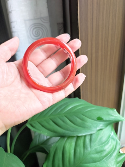 古玩玉器紅瑪瑙手鐲拍賣，當前價格180元