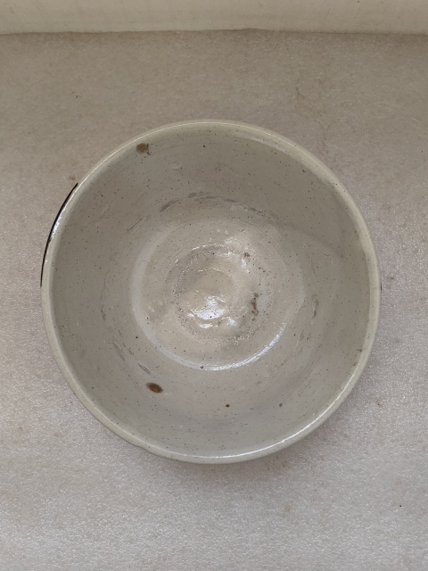 古玩陶瓷磁州窯白地黑花福壽碗拍賣,當前價格680元