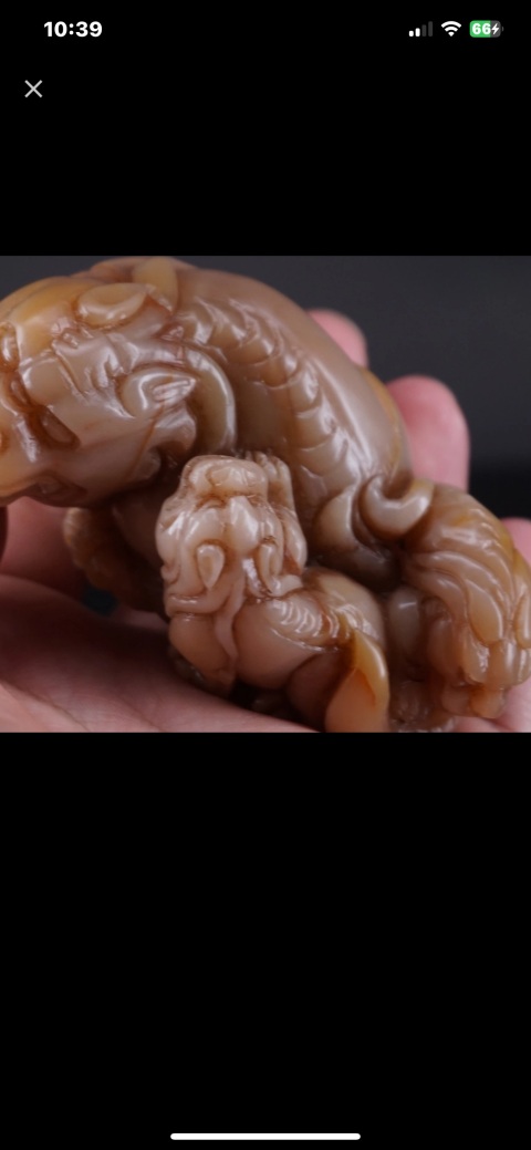 古玩雜項(xiàng)壽山石雕塑擺件拍賣，當(dāng)前價(jià)格1232元